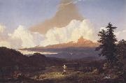 Frederic Edwin Church To the Memory of Cole oil